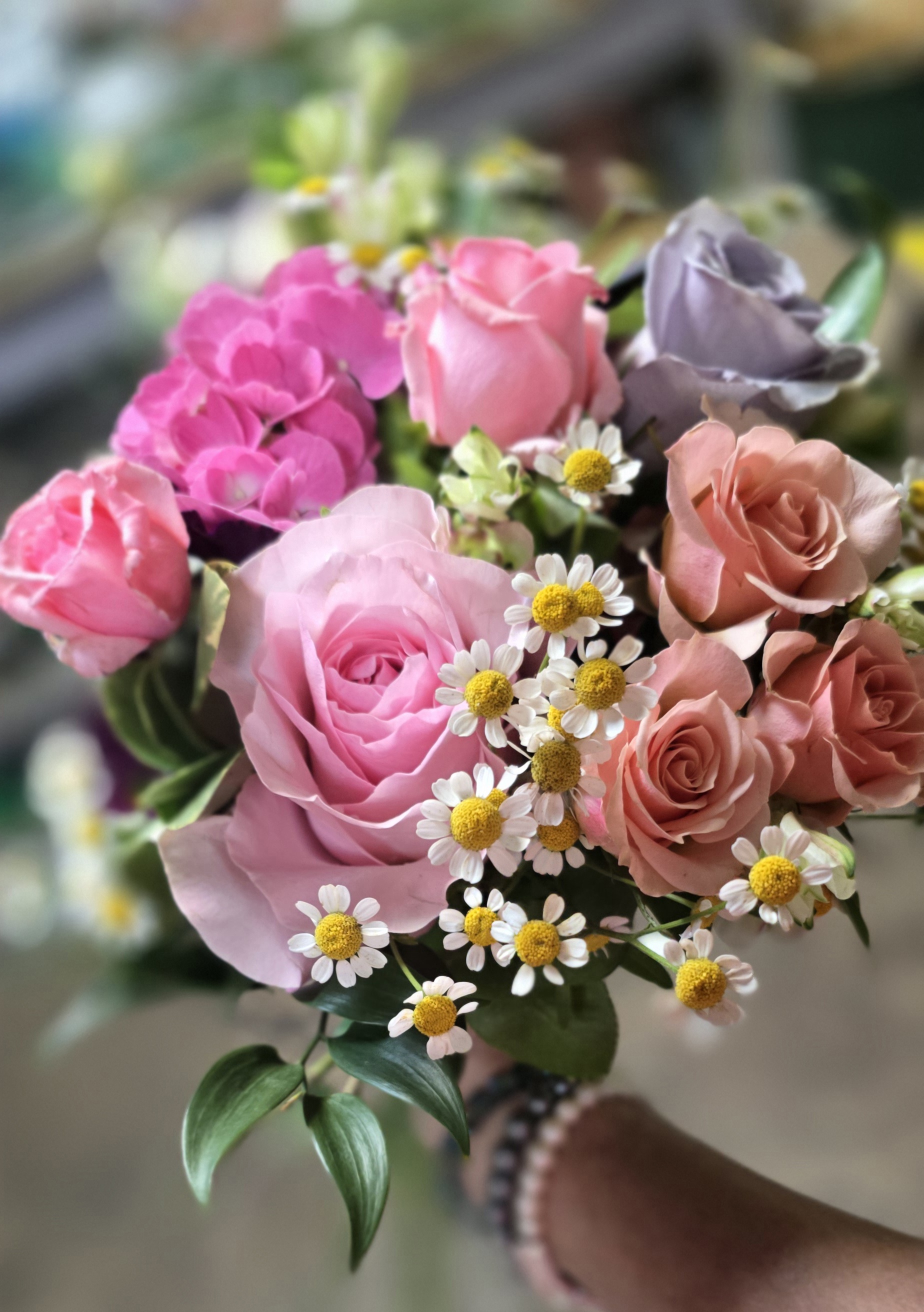 Lush seasonal bouquet from Indoor Jungle Florist